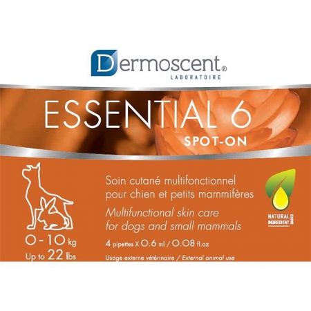 Essential 6 Spot-On for Dogs 4x0.6ml (0-10)