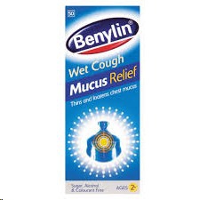 Benylin Wet Cough Child Mucus Relief 200ml SBO