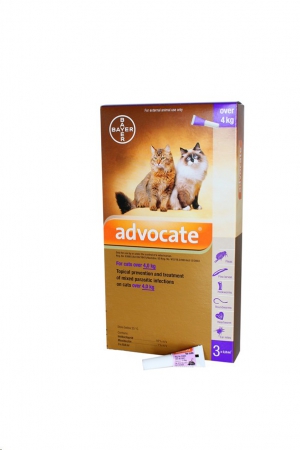 Advocate Large Cat 3x0.8ml (4kg+) Purple *