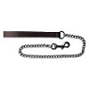 Lead Chain w/leather Handle 4mmx1m CL040
