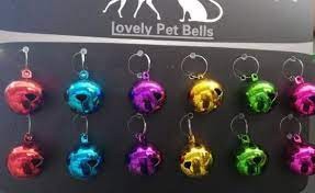 Cat Bell Coloured Metallic 25mm 12pcs