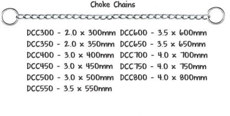 Choke Chain 2.0x300mm DCC300