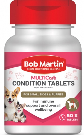 Bob Martin Multicare Cond Tabs Pup/Sml 50's