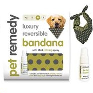 Pet Remedy Bandana+15ml Calming Spray Xsmall
