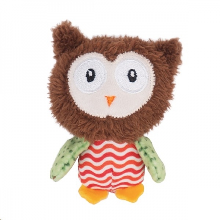 Cat Toy Little Nippers Boggle Owl Rosewood