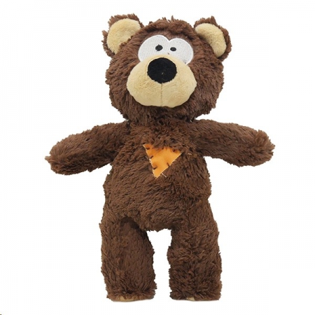 Toy Tough Rope Core Bear Rosewood