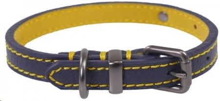 Collar Leather Joules Small Navy 25-35cm Ros