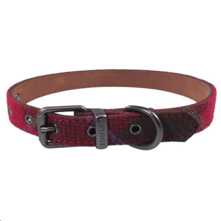 Collar Leather Joules Med Heritage Tweed 35-