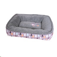 Winter Forest Snuggle Bed Rosewood Christmas