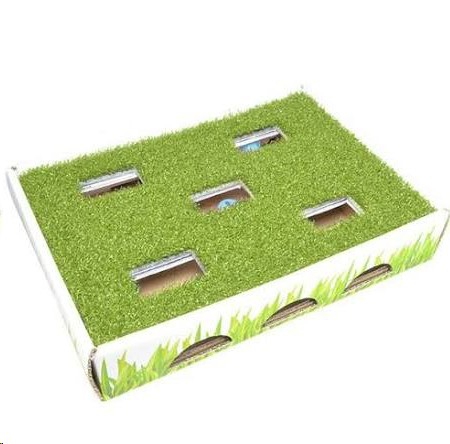 Cat Toy Grass Patch Hunting Box Petstages