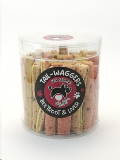 Tail Waggers Treat Beetroot & Liver Tub Seniors 15
