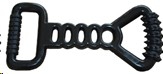 Toy Studded Heavy Duty Rubber Pull Black Sp