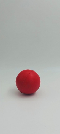 Toy Solid Rubber Ball Red 6.3cm Sprogley sos