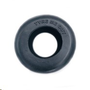 Toy Rubber Tyre-Me-Out Sm Black Sprogley