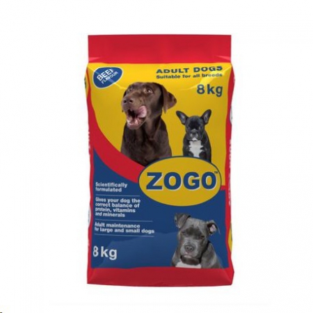 Zogo 8kg Beef Flavour Dog Food