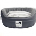 Round Dog Bed Midi 65cm Grey TBD