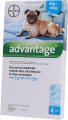 Advantage Medium Dogs 4x1ml (4-10kg) Turquoise*