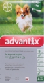 Advantix Small Dog 0.4ml 4 pip (1.5-4kg) Green*