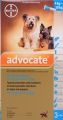 Advocate Medium Dog 3x1.0ml (4-10kg) Turquoise *