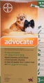 Advocate Small Dog 3x0.4ml (0-4kg) Green *