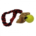 GREYSTONE Rope Toy Cotton Sling Ball & Hoof