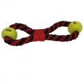GREYSTONE Rope Toy Cotton 2 Rings & Two Balls