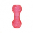 Toy Biosafe Puppy Treat Dumbbell Pink Rosewo