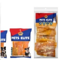 Pets Elite Treat Beef Flats Large Pack 3
